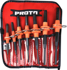 Proto® Tether-Ready 7 Piece Pin Punch Set - Industrial Tool & Supply