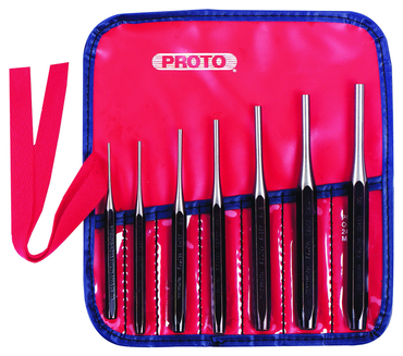 Proto® 7 Piece Super-Duty Pin Punch Set - Industrial Tool & Supply