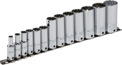 Proto® Tether-Ready 3/8" Drive 13 Piece Deep Socket Set - 12 Point - Industrial Tool & Supply