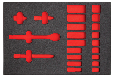 Proto® Foam Tray for Tool Set J52134 with Precision 90 Ratchet- 11x16" - Industrial Tool & Supply