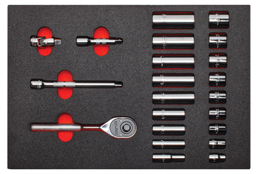 Proto® Foam Tray for Tool Set J52136 with Classic Pear Head Ratchet- 11x16" - Industrial Tool & Supply