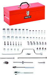 Proto® 3/8" Drive 58 Piece Socket, Combination Set - 12 Point - Industrial Tool & Supply