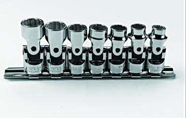 Proto® 3/8" Drive 7 Piece Metric Universal Socket Set - 12 Point - Industrial Tool & Supply