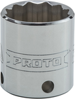 Proto® Tether-Ready 3/8" Drive Socket 24 mm - 12 Point - Industrial Tool & Supply