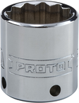 Proto® Tether-Ready 3/8" Drive Socket 25 mm - 12 Point - Industrial Tool & Supply