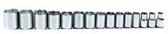 Proto® 1/2" Drive 15 Piece Socket Set - 6 Point - Industrial Tool & Supply