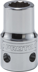 Proto® Tether-Ready 1/2" Drive Socket 11 mm - 12 Point - Industrial Tool & Supply