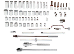 Proto® 1/2" Drive 65 Piece Socket, Combination Set - 8 and 12 Point - Industrial Tool & Supply