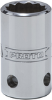 Proto® Tether-Ready 1/2" Drive Socket 15 mm - 12 Point - Industrial Tool & Supply