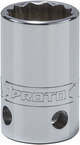 Proto® Tether-Ready 1/2" Drive Socket 17 mm - 12 Point - Industrial Tool & Supply