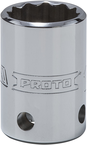Proto® Tether-Ready 1/2" Drive Socket 19 mm - 12 Point - Industrial Tool & Supply