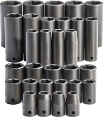 Proto® 1/2" Drive 30 Piece Impact Socket Set - Industrial Tool & Supply