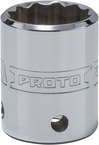 Proto® Tether-Ready 1/2" Drive Socket 23 mm - 12 Point - Industrial Tool & Supply