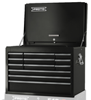 Proto® 440SS 27" Top Chest with Drop Front - 12 Drawer, Black - Industrial Tool & Supply