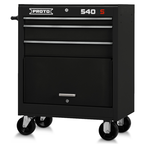 Proto® 440SS 27" Roller Cabinet - 3 Drawer, Black - Industrial Tool & Supply