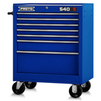 Proto® 440SS 27" Roller Cabinet - 7 Drawer, Blue - Industrial Tool & Supply