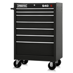Proto® 440SS 27" Roller Cabinet - 7 Drawer, Black - Industrial Tool & Supply