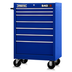 Proto® 440SS 27" Roller Cabinet - 7 Drawer, Blue - Industrial Tool & Supply
