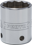 Proto® Tether-Ready 1/2" Drive Socket 27 mm - 12 Point - Industrial Tool & Supply