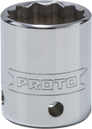 Proto® Tether-Ready 1/2" Drive Socket 1" - 12 Point - Industrial Tool & Supply