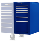 Proto® 550S Side Cabinet - 6 Drawer, Gloss Blue - Industrial Tool & Supply