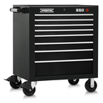 Proto® 550S 34" Roller Cabinet - 8 Drawer, Gloss Black - Industrial Tool & Supply