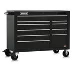 Proto® 550E 50" Front Facing Power Workstation w/ USB - 10 Drawer, Gloss Black - Industrial Tool & Supply