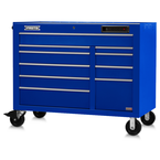 Proto® 550E 50" Front Facing Power Workstation w/ USB - 10 Drawer, Gloss Blue - Industrial Tool & Supply