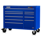 Proto® 550E 50" Power Workstation - 10 Drawer, Gloss Blue - Industrial Tool & Supply