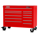 Proto® 550S 50" Workstation - 12 Drawer, Gloss Red - Industrial Tool & Supply