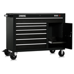 Proto® 550S 50" Workstation - 7 Drawer & 1 Shelf, Gloss Black - Industrial Tool & Supply