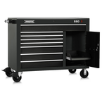 Proto® 550S 50" Workstation - 8 Drawer & 1 Shelf, Gloss Black - Industrial Tool & Supply