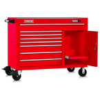 Proto® 550S 50" Workstation - 8 Drawer & 1 Shelf, Gloss Red - Industrial Tool & Supply