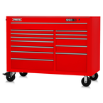 Proto® 550S 57" Workstation - 13 Drawer, Gloss Red - Industrial Tool & Supply