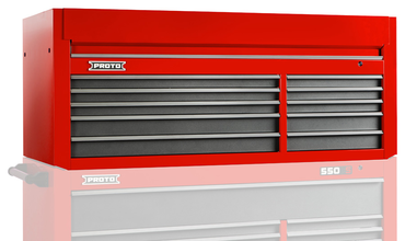 Proto® 550S 66" Top Chest - 10 Drawer, Gloss Red - Industrial Tool & Supply