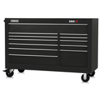 Proto® 550S 66" Workstation - 12 Drawer, Gloss Black - Industrial Tool & Supply