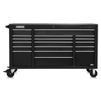 Proto® 550E 67" Front Facing Power Workstation w/ USB - 18 Drawer, Dual Black - Industrial Tool & Supply