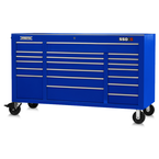 Proto® 550S 67" Workstation - 20 Drawer, Gloss Blue - Industrial Tool & Supply