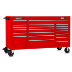 Proto® 550S 67" Workstation - 20 Drawer, Gloss Red - Industrial Tool & Supply