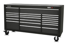 Proto® 550S 78" Workstation - 20 Drawer, Dual Black - Industrial Tool & Supply