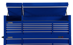 Proto® 550S 88" Top Chest - 15 Drawer, Gloss Blue - Industrial Tool & Supply