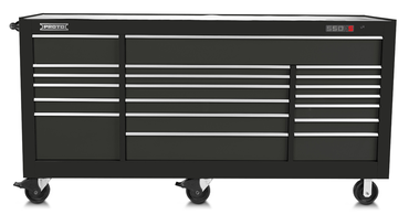 Proto® 550S 88" Workstation - 18 Drawer, Dual Black - Industrial Tool & Supply