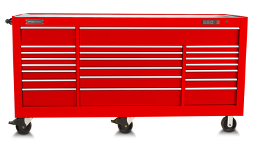 Proto® 550S 88" Workstation - 22 Drawer, Gloss Red - Industrial Tool & Supply