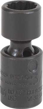 Proto® 1/4" Drive Universal Impact Socket 7/16" - 12 Point - Industrial Tool & Supply