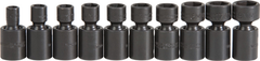 Proto® 3/8" Drive 10 Piece Metric Universal Impact Socket Set - 6 Point - Industrial Tool & Supply