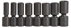 Proto® 1/2" Drive 8 Piece Deep Universal Impact Socket Set - 6 Point - Industrial Tool & Supply