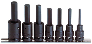 Proto® 1/2" Drive 7 Piece Hex Bit Impact Socket Set - Industrial Tool & Supply