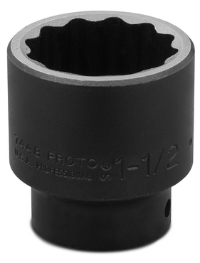 Proto® 1/2" Drive Impact Socket 1-1/2" - 12 Point - Industrial Tool & Supply