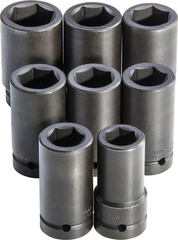 Proto® 1" Drive 8 Piece Deep Metric Impact Socket Set - 6 Point - Industrial Tool & Supply