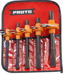 Proto® Tether-Ready 5 Piece Cold Chisel Set - Industrial Tool & Supply